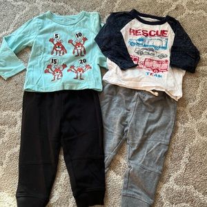 Childrens place toddler pants and shirt bundle